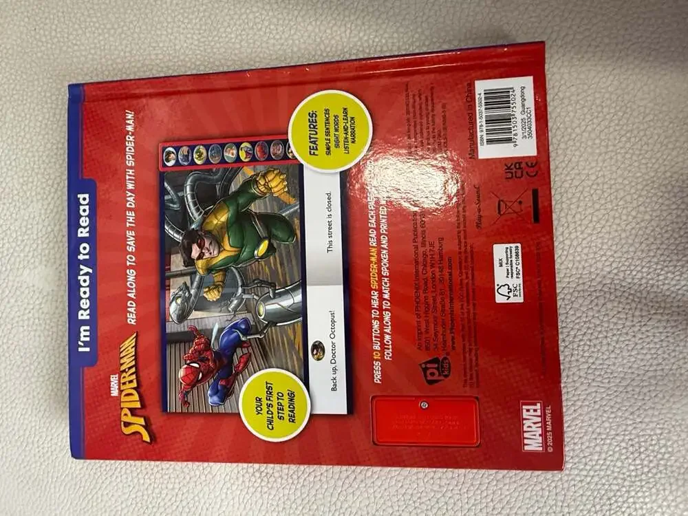 Marvel Spider-Man: I'm Ready to Read PI Kids Sound Book